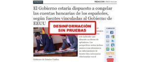 Lee más sobre el artículo No hay pruebas de que el gobierno esté dispuesto a congelar las cuentas bancarias de los españoles. OMG.