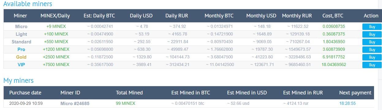 En este momento estás viendo 11 días de Yobit Virtual Mining. Get Income in tokens every day! Tokens todos los días Fantástico $.