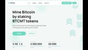 Lee más sobre el artículo Mina Bitcoin haciendo staking de BTCMT tokens de la mano de Minto.Finance y HuobiPool